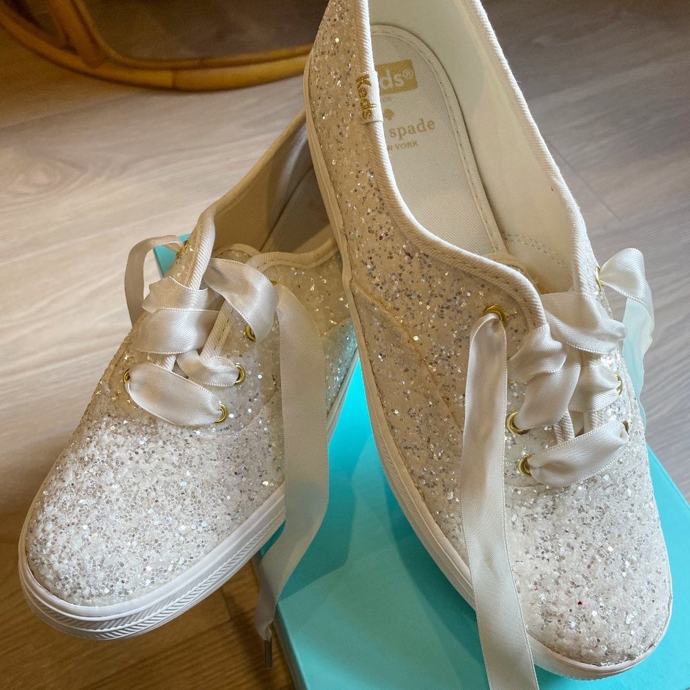 NWOT Kate Spade Keds – Triple Glitter ♠️